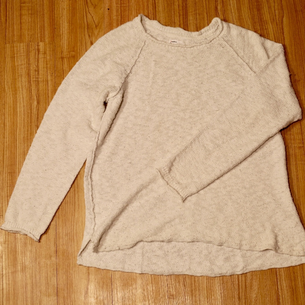 Oversized White Sweater